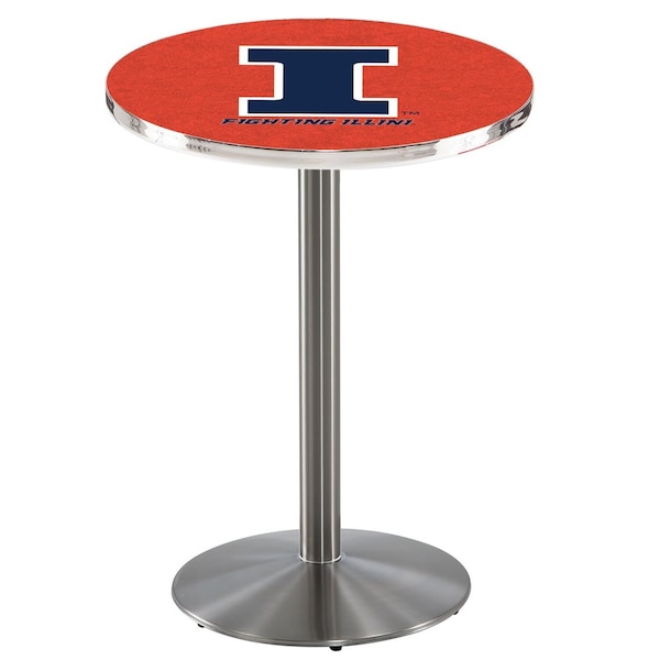 42" Stainless Steel Illinois Pub Table
